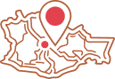 Icono de mapa de Oaxaca